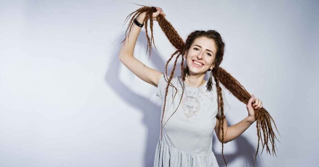 white person with dreads