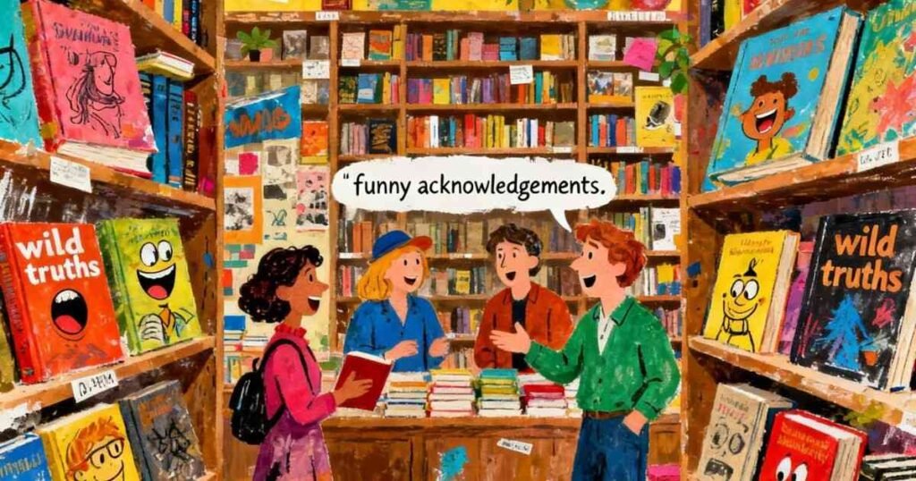 Funny acknowledgements in books